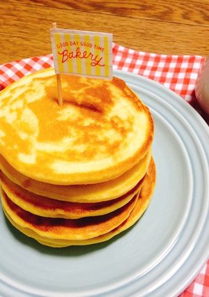 コーングリッツのパンケーキ-レシピのメイン写真