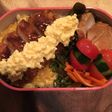親子丼風がっつりカツ弁当♪