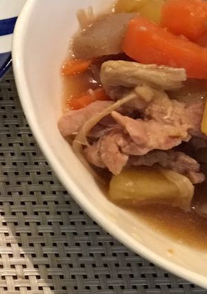 変わり種♪無加水で時短☆生姜塩麹肉じゃが-レシピのメイン写真