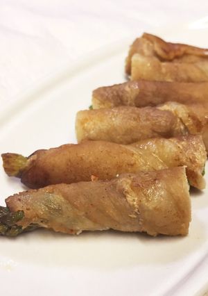 簡単！旨辛♡アスパラ豚肉巻きの照り焼き-レシピのメイン写真