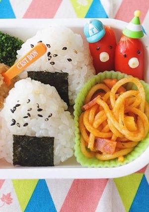 簡単★幼稚園 かわいいおにぎり弁当-レシピのメイン写真