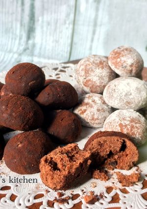 簡単10分！濃厚チョコのスノーボール-レシピのメイン写真
