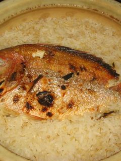 料亭の味☆土鍋で鯛めし-レシピのメイン写真