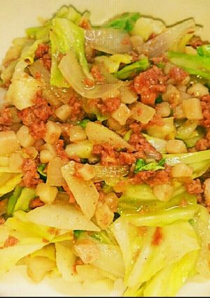 コンビーフハッシュ野菜炒め♥-レシピのメイン写真