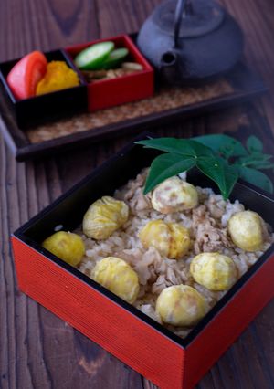 蒸し器で作る本格栗おこわ-レシピのメイン写真