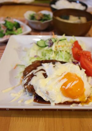 照り焼きマヨエッグバーグ-レシピのメイン写真