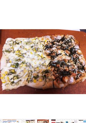 コーンマヨandもちピザ-レシピのメイン写真