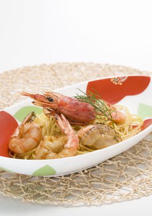 バレンタインデーにHappy海鮮パスタ♪-レシピのメイン写真