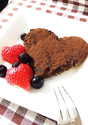 バレンタインに♡のチョコフレンチトースト-レシピのメイン写真