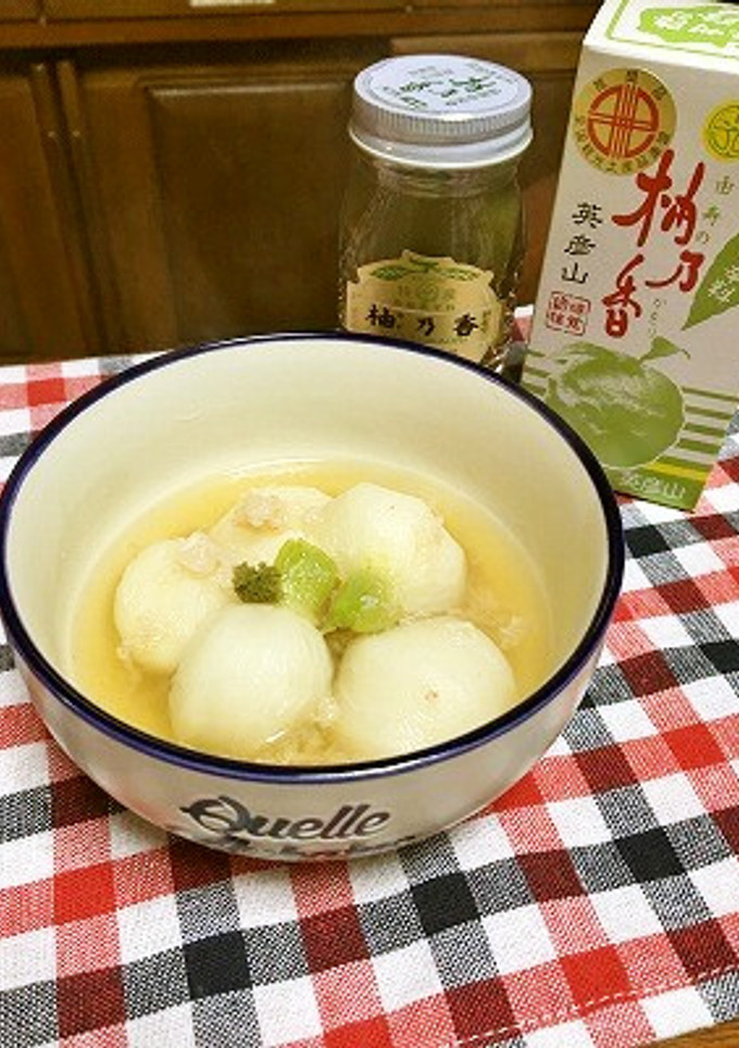 柚子胡椒のカブとかにの煮物-レシピのメイン写真
