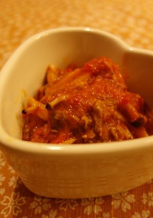 苦手なトマトも大丈夫！牛すじトマト煮込み-レシピのメイン写真