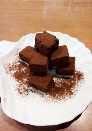 ♡材料2つ!超簡単生チョコ♡-レシピのメイン写真