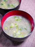 簡単！小松菜の味噌汁(とろろこんぶ)
