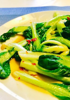 青菜(ターサイ)のオイスターソース炒め-レシピのメイン写真