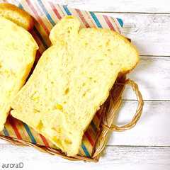 รูปของ HB♡コーンスープで濃厚コーン食パン♡
