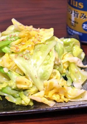 お吸い物の素で！もりもりキャベツ-レシピのメイン写真