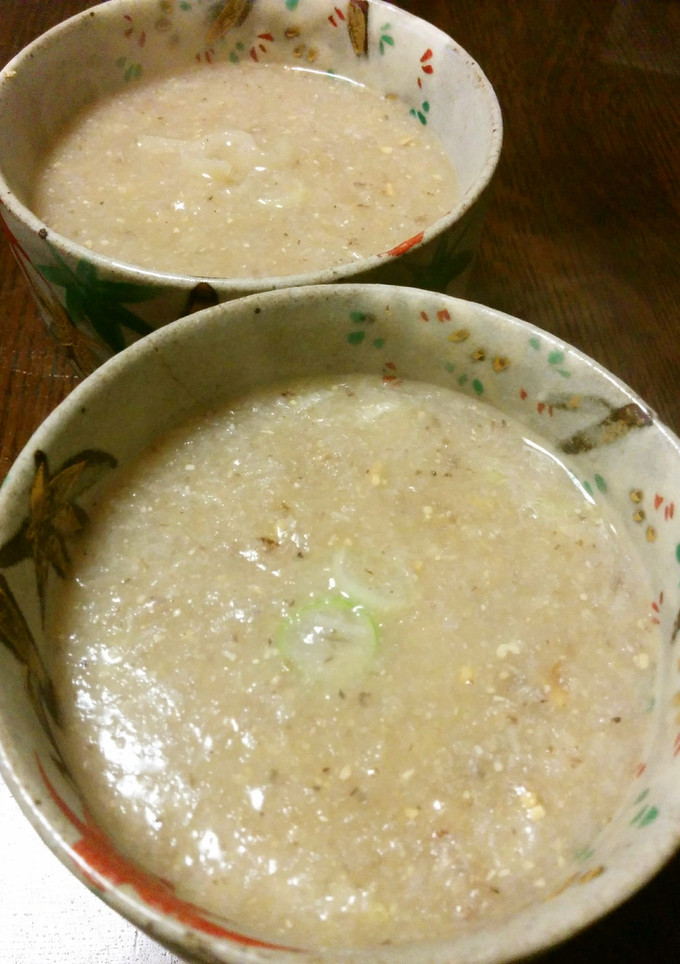 蓮根おろしのとろとろ味噌汁-レシピのメイン写真