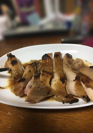 鶏モモ肉の照り焼き風の何か-レシピのメイン写真