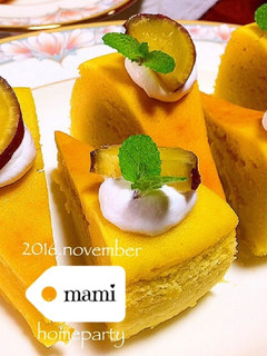 しっとりなめらかスイートポテトケーキ-レシピのメイン写真