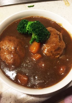 簡単☆煮込み豆腐ハンバーグ-レシピのメイン写真