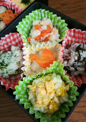 初お正月☆験担ぎ離乳食ご飯-レシピのメイン写真