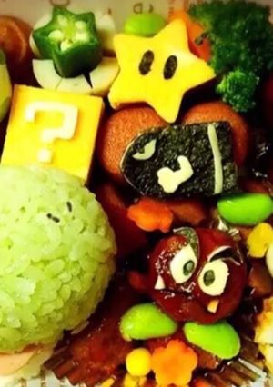 キャラ弁☆マリオのヨッシー&敵キャラ-レシピのメイン写真