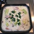 鶏ミンチのロールキャベツ クリーム煮
