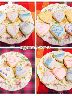 バレンタイン♡アイシングクッキー2017-レシピのメイン写真
