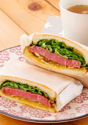 ローストビーフのボリューム☆サンド-レシピのメイン写真