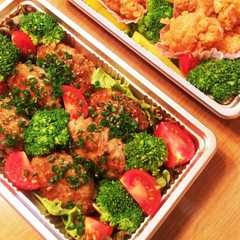 お弁当に！大葉とレンコンの甘辛つくね-レシピのメイン写真