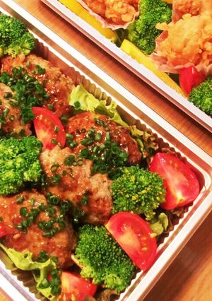 お弁当に！大葉とレンコンの甘辛つくね-レシピのメイン写真