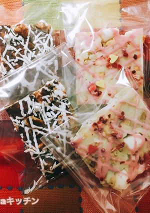 バレンタインチョコ 二色 簡単 2017-レシピのメイン写真