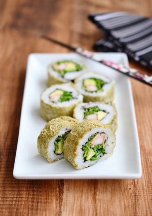 とろろ昆布のロール寿司-レシピのメイン写真