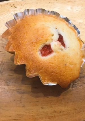 ふわふわ＊フレッシュいちごのマフィン-レシピのメイン写真