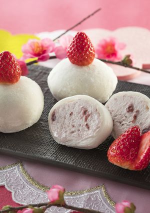ひんやりフルーチェムース大福-レシピのメイン写真