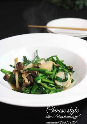 ５分で完成！ホタテとニラの中華炒め-レシピのメイン写真