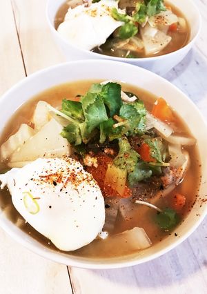 たまごのっけの★煮込みうどん☆ランチ-レシピのメイン写真