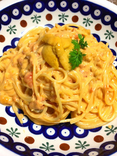 生ウニのクリームパスタ-レシピのメイン写真