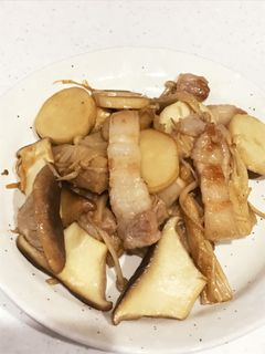 キノコと豚バラのだし醤油ソテー-レシピのメイン写真