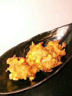 ひき肉とコーンのかき揚げ-レシピのメイン写真