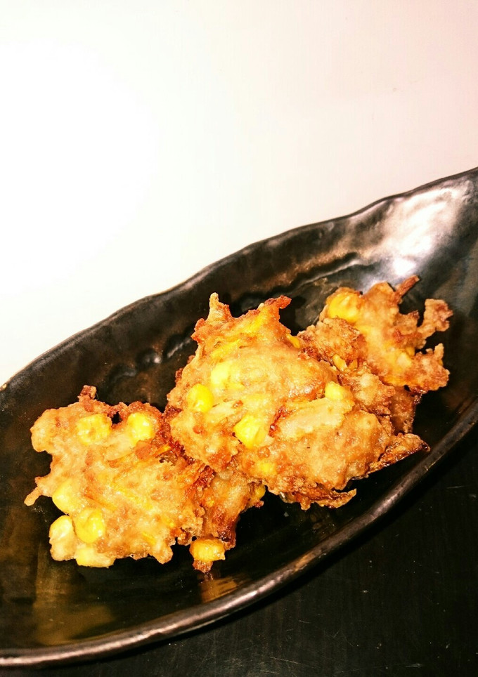 ひき肉とコーンのかき揚げ-レシピのメイン写真