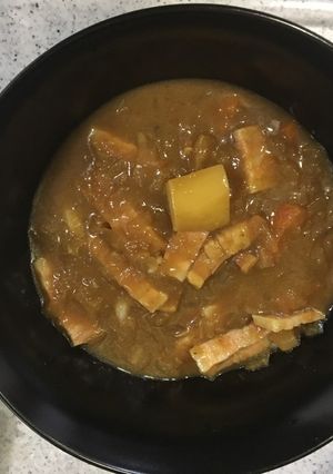 残ったカレーで簡単カレーうどん-レシピのメイン写真