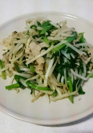 豚ニラもやし-レシピのメイン写真