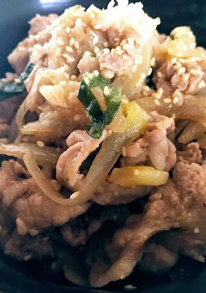 ダブルねぎの豚こま炒め♪-レシピのメイン写真