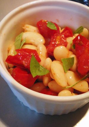 イタリアンな白インゲン豆とトマトの前菜-レシピのメイン写真
