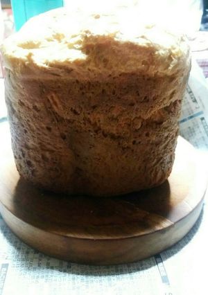 プロテイン入りライ麦食パン(*゜▽゜)ノ-レシピのメイン写真
