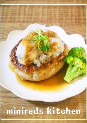 照り焼きまぐろハンバーグ-レシピのメイン写真