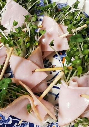 ブロッコリースプラウトの花束サラダ-レシピのメイン写真