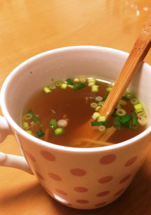 即席☆なめたけとほんだしのスープ♪-レシピのメイン写真