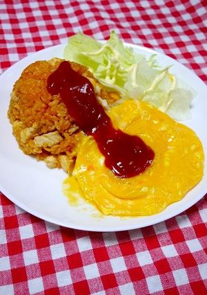 レンジで簡単！ふわとろ卵のオムライス-レシピのメイン写真